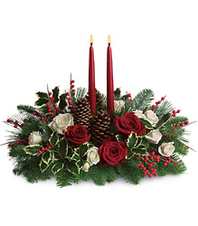 Christmas Wishes Centerpiece from Weidig's Floral in Chardon, OH